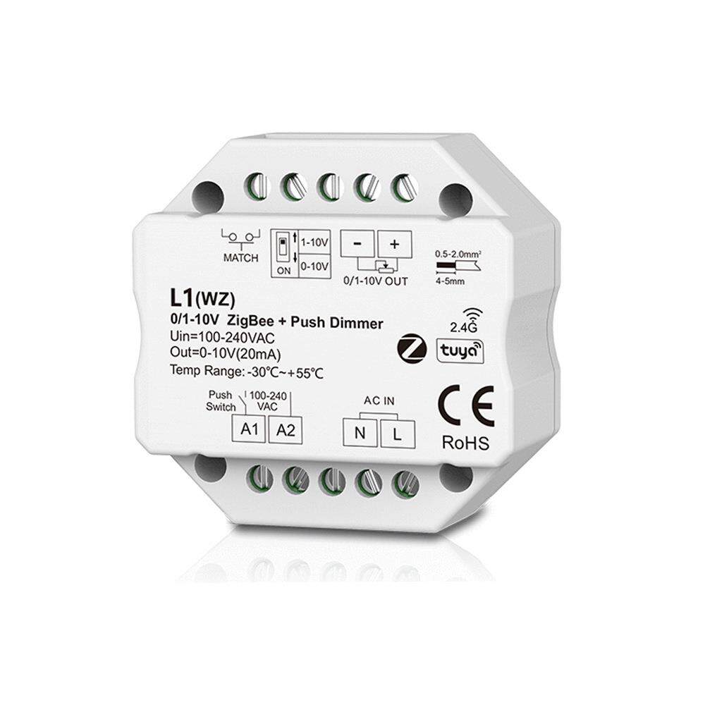 RF+ZigBee+ PUSH 0/1-10V调光 调色器 L2(WZ) 支持音乐播放 HUE
