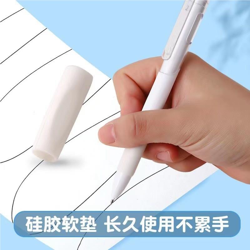 简水约白笔ST笔头速干墨水按动中性刷小题笔性笔H1rVxk4f黑色碳素