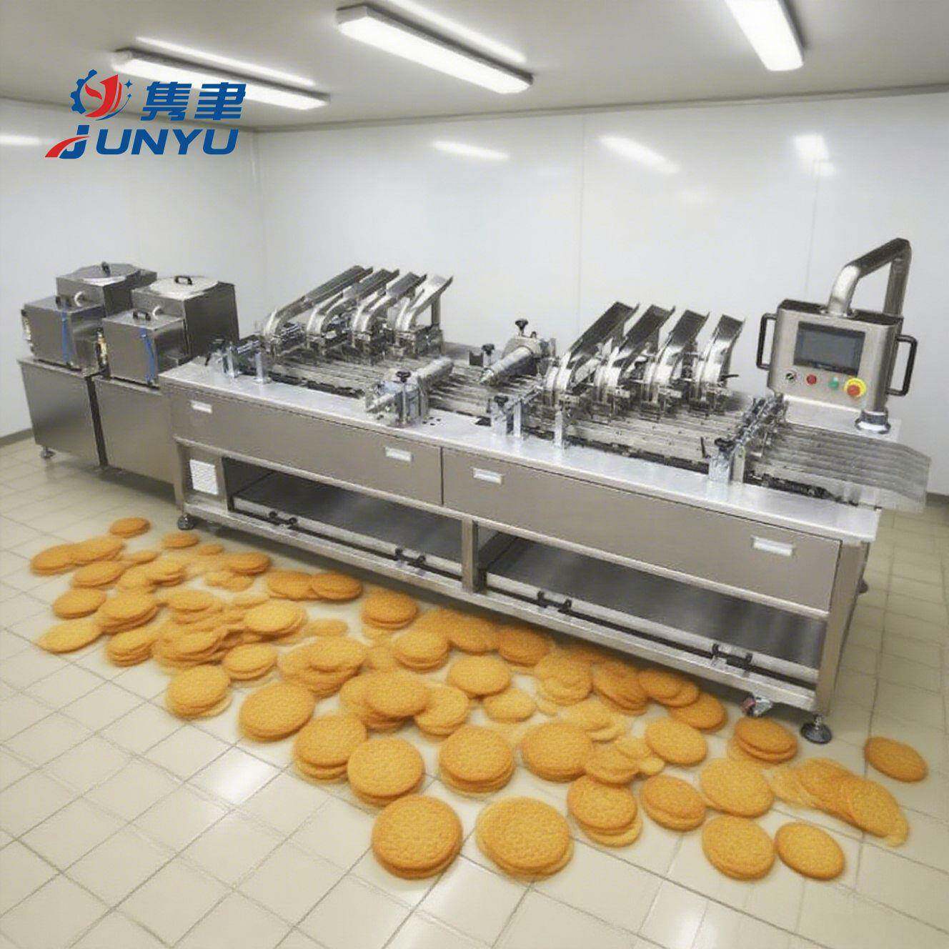 全自动双层饼干成型设备 城市特色饼干生产线