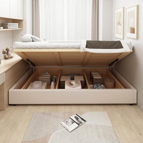 排全木榻榻米加密骨架实PXO卧室民地台床宿酒店落地无床头床架