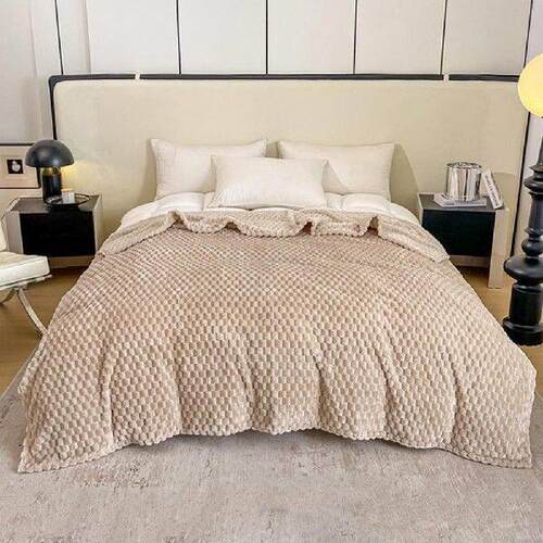 Coral Fleece Blanket Thick Firm Velvet Blanket Stylish