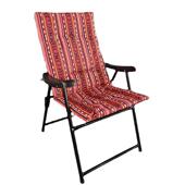 两用椅折叠户外椅午休休闲便携式 躺椅加棉靠背沙滩椅沙特民族椅子