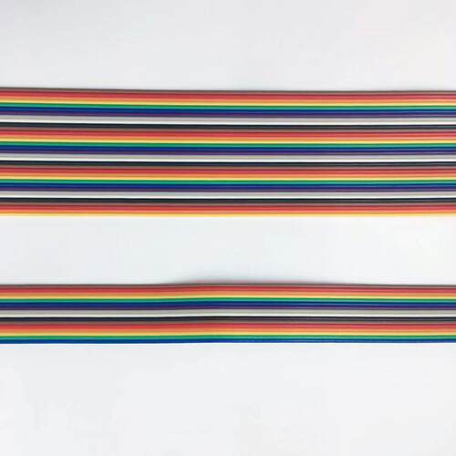 彩排线 UL2651 28AWG 7/0.127MM导体 1.27间距 3-64P 覆膜工艺