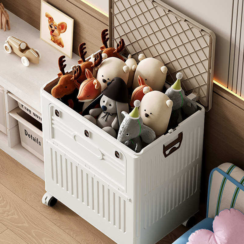 折叠收纳箱家用客厅大容量衣服收纳储物箱卧室大号加厚塑料整理箱,收纳整理,收纳箱,淘宝优惠券,粉丝福利购,淘宝优惠卷