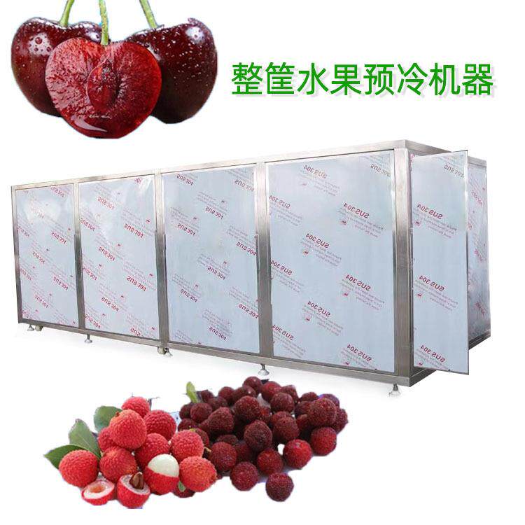 果蔬喷淋降温机水果预冷机连续式荔枝预冷设备胡萝卜秋葵预冷机