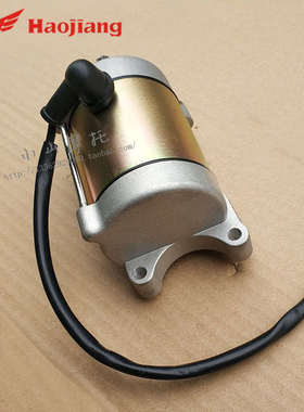 豪江HJ125/150-3B 8B 5B烈豹天虎烈兽摩托车三代起启动电机 马达