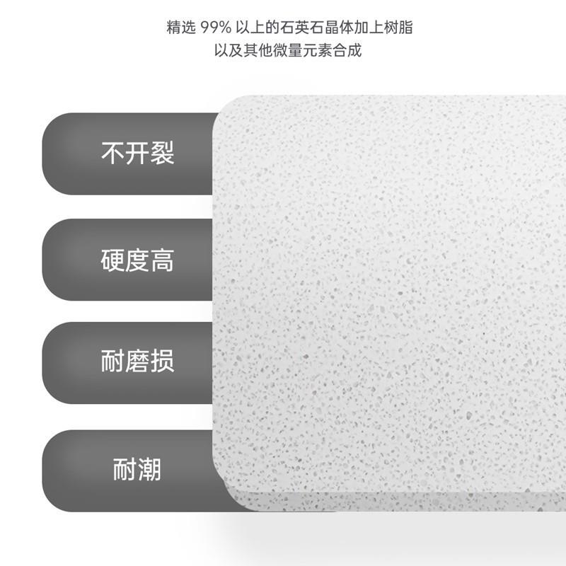 石英石洗一衣池家用阳台室外庭院体盆成型台839带搓衣板衣槽洗洗
