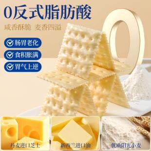 年货节！无糖海盐苏打饼干孕妇糖友零食代餐养胃无添加官方旗舰店