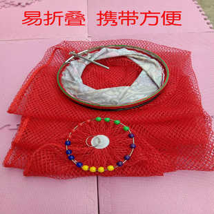 送方形Eve包量大从优 涂胶网编织鱼护 黑坑鱼护 不锈钢加厚护圈