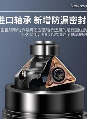 气动修边倒517角金机器45度C角R角亚克力磨边毛器木工刺修边属封