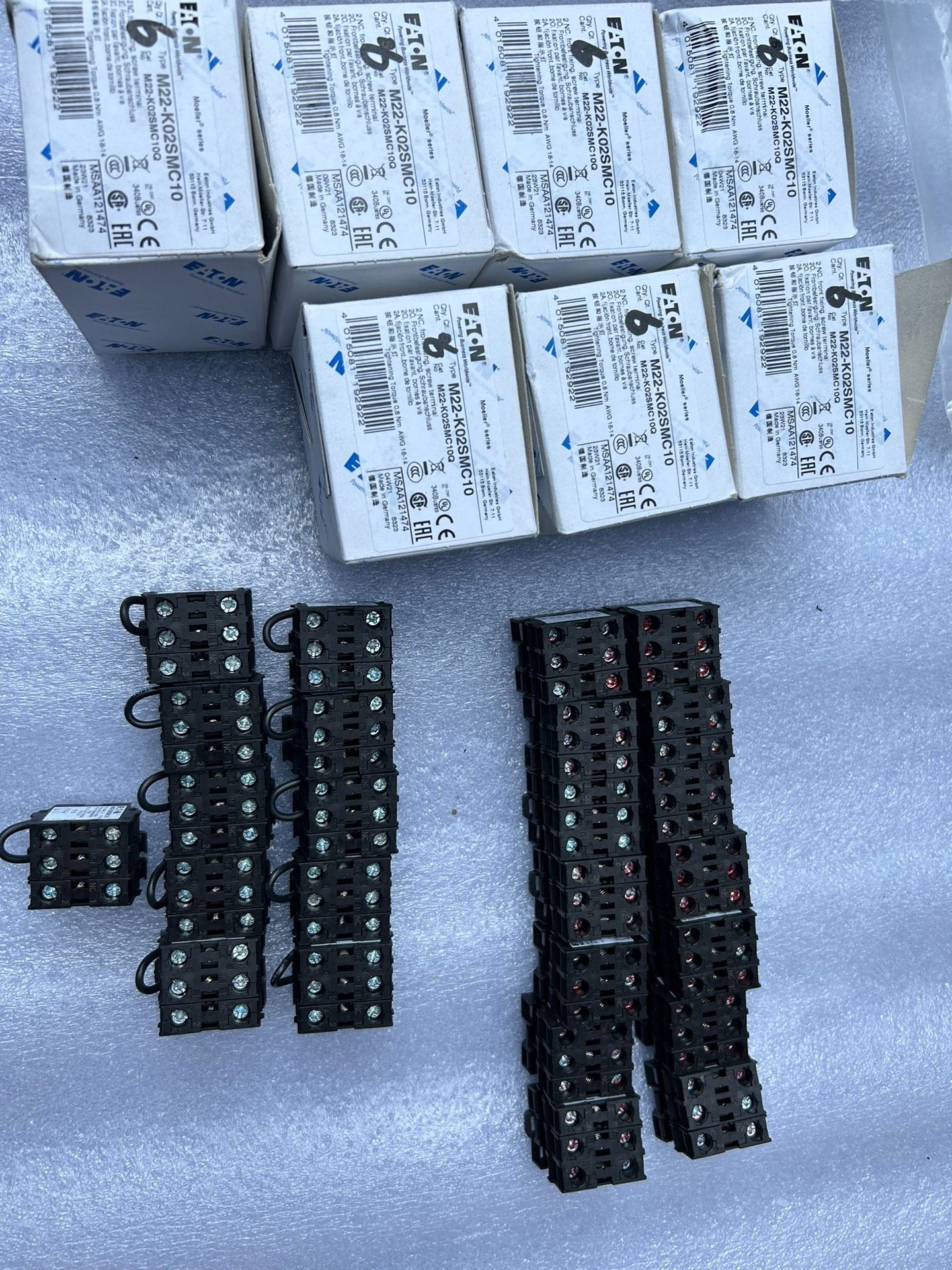 EATON伊顿穆勒 进口按钮触点M22-K02SMC10全新