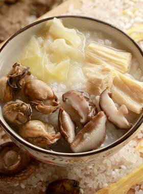 7包墨*140g海鲜LFK粥配料组合咸虾仁干贝鱼速食潮汕早餐粥营养粥
