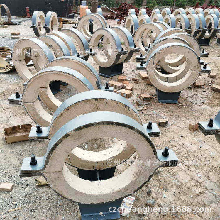 镀锌 冷型保保温托 管托j9导向管 管管用卡箍夹管冷保托