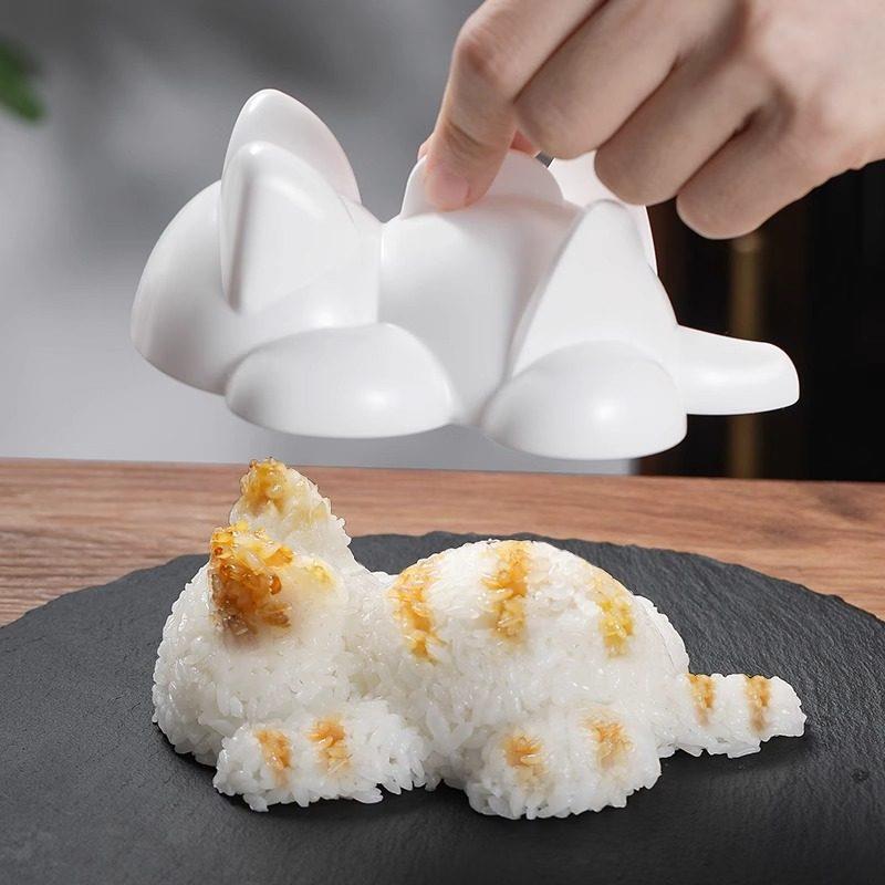 升级品质猫咪饭团模具食品级安全宝宝米饭可爱小动物造型磨具