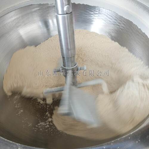 油粉面筋全炒锅供应商 凉粉自动搅机 小麦拌面搅拌炒锅