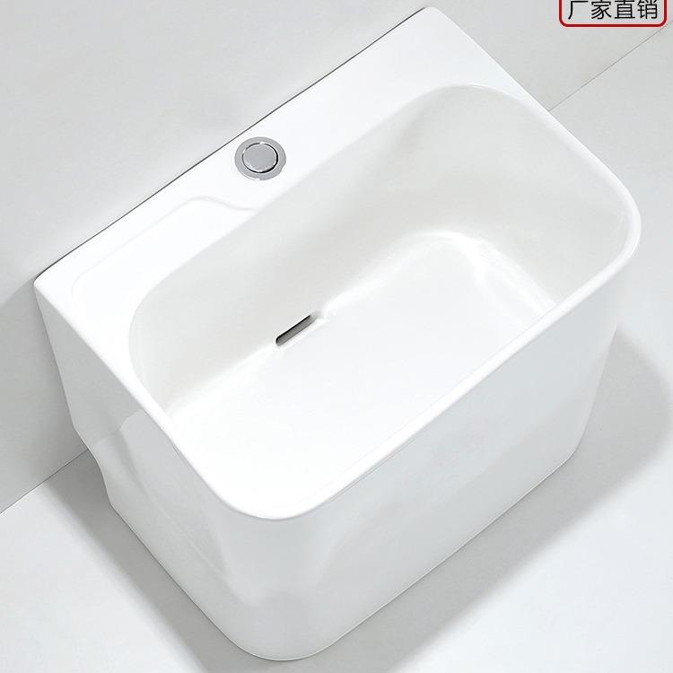 2024大号彩色拖布池幼儿园水池地拖盆落地拖把池方形拖布盆墩布池