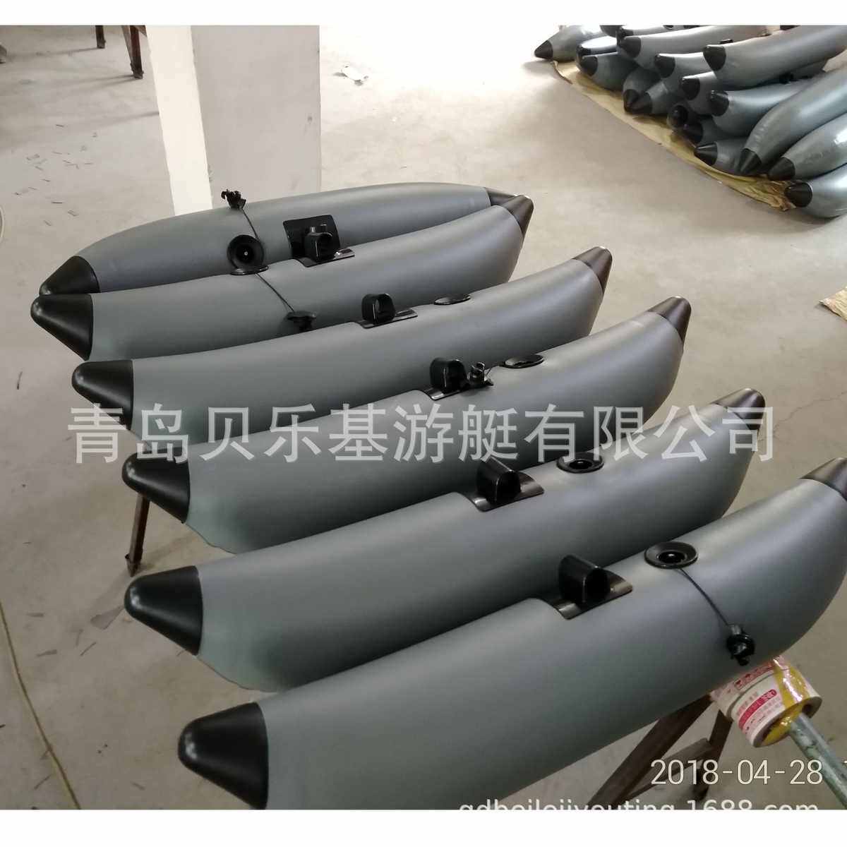 组装厘米浮筒冲锋舟浮筒90厂家双体船充气钓水上鱼船