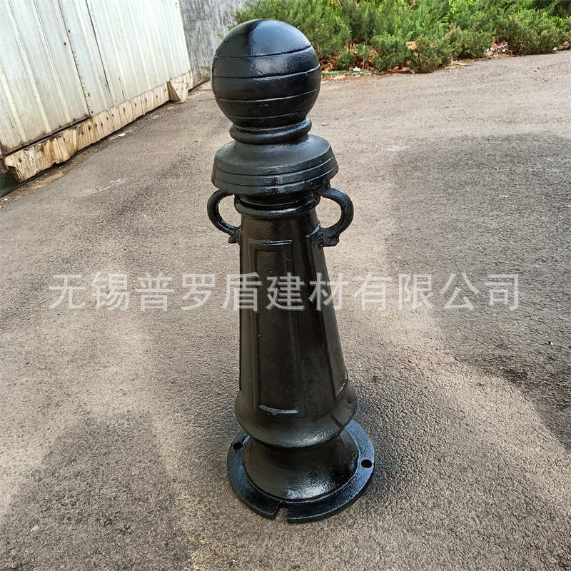 铸铁罗马立柱 止车柱 河道景观铁链隔离桩 人行道路防护栏杆 路障
