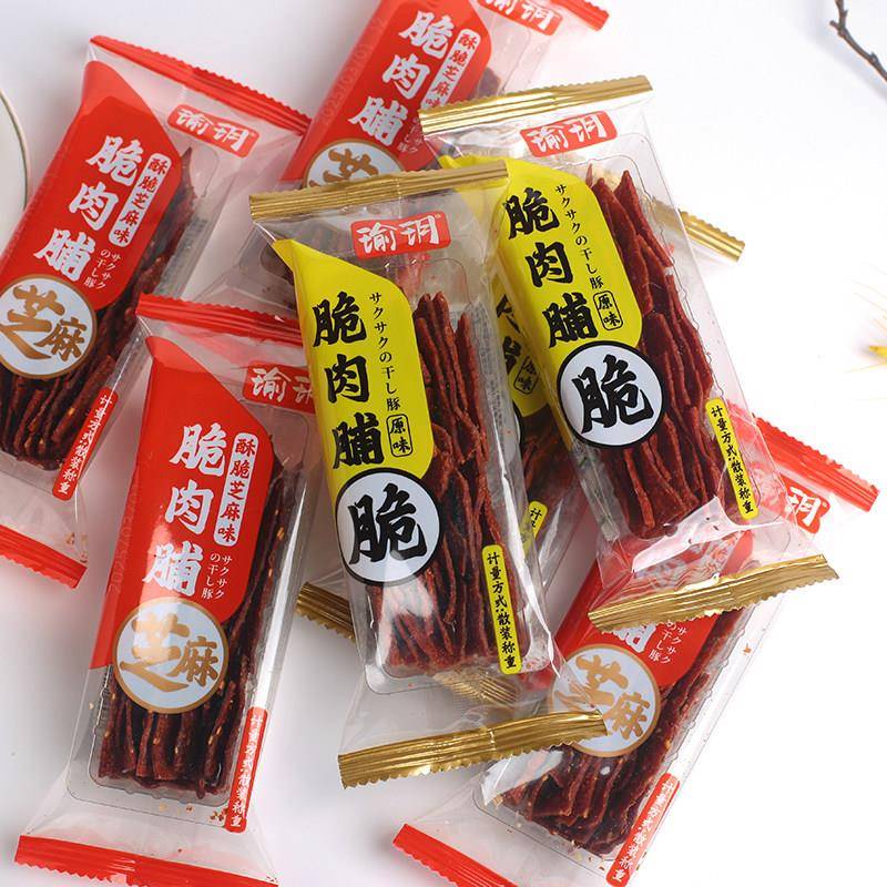 瑜玥酥脆肉脯500g脆皮独立小包装散称靖江特产办公室解馋休闲零食图片