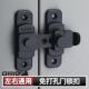 门锁免打孔外锁房间门插销关门卡扣简易明装 门内反锁扣拉门专用锁