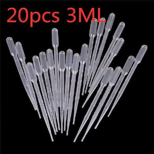 50pcs 4ml Plastic Squeeze Transfer Pipettes Dropper Cupcake