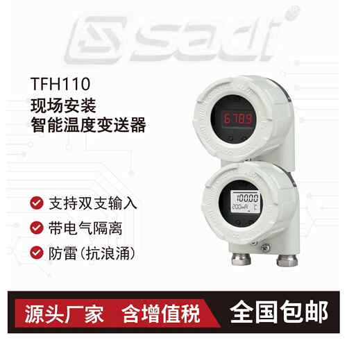 TFH110现场安装智能温度变送器/耐高温/SADI模数
