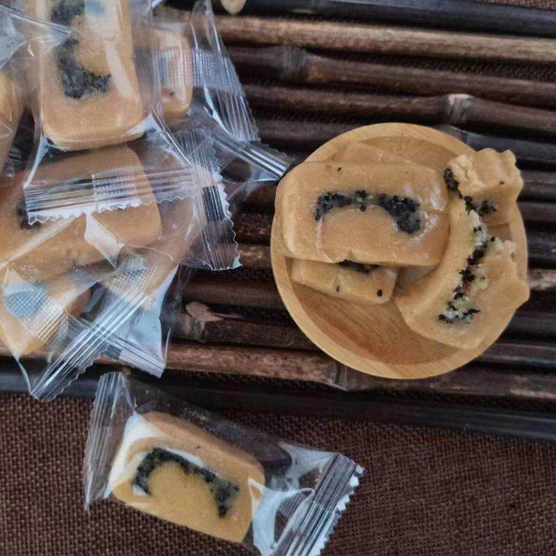 现货白水新春软贡糖芝麻蒜蓉味闽南漳州龙海传统手工特产贡糖盒装