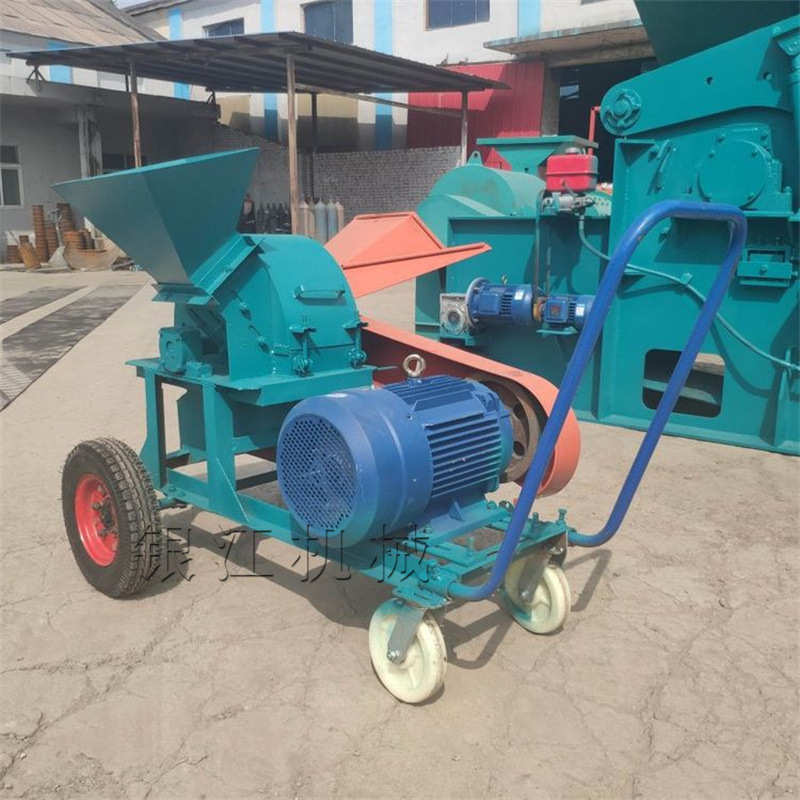 420木材粉碎机多功能树枝边角料菇木食用菌锯末圆木切片木屑设备