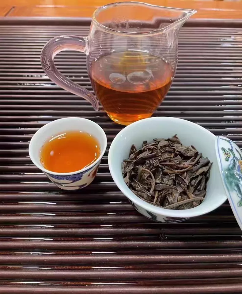 1998中茶大紅印易武老樹普洱生茶 普洱茶 BUASHOP普洱老茶