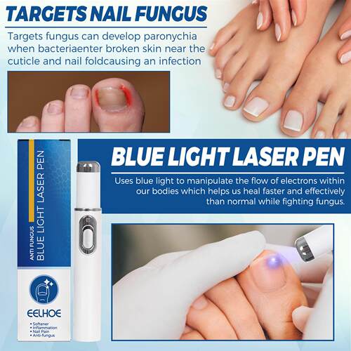 EELHOE Blue Light Laser Pen for Nails - Simple and Easy-to-U