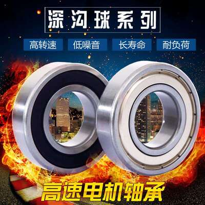 高速电机轴承6300 6301 6302Z 6303 6304 6305RS 6306 6307ZZ RZ