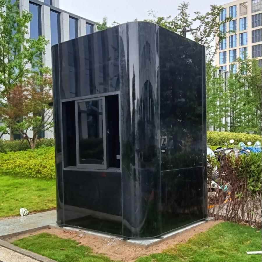 岗亭门卫亭执勤值班室户外大型保安岗亭不锈钢钢结构亭子遮阳防水