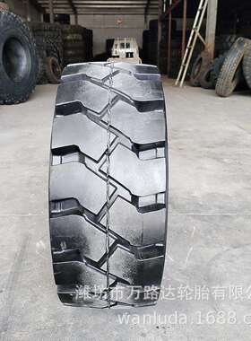 叉车轮胎 27x10-12实心充气工业机械轮胎
