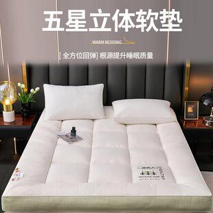 垫绣花夫人A厚类豆纤维加立体床垫软家用学生al745大宿舍单人通用