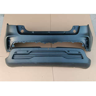 鸿日S1pro电动汽车轿车后保险杠后杠后脸国潮S10后塑料板四轮带漆