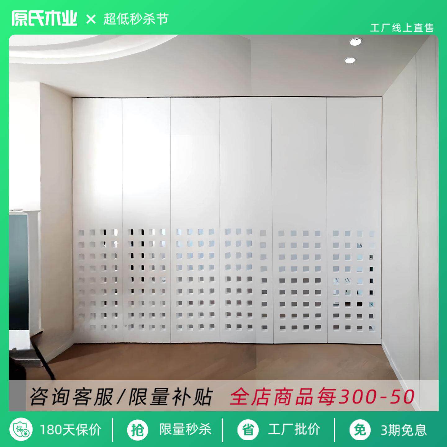 折叠隔断门定制实木覆合室内门阳台折叠门储物间隐形门吊轮折叠门