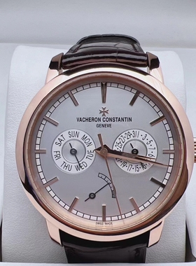 98新江诗丹顿传袭18k玫瑰金85290/000R-9969自动机械男表39.5mm