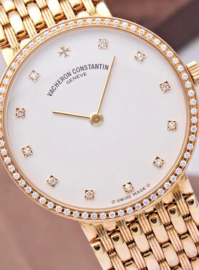 公价299000】98新31.5mm江诗丹顿传承31693/454J手动机械女表正品