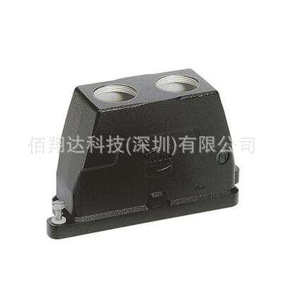 Harting浩亭 19400240433 Han 24HPR Hood Top Entry 2xM40 Screw