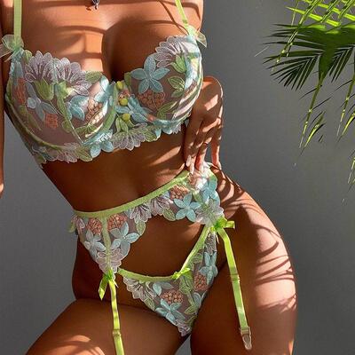 Erotic Lingerie Sexy Women's Lingerie Three Piece Set