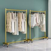 简约服装 展示架网红移动挂衣架落地摆摊陈列衣服架加粗衣物收纳层