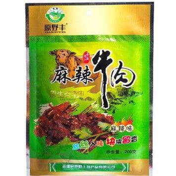 重庆巫溪特产休闲麻辣牛肉追剧零食香辣味四川牛肉干