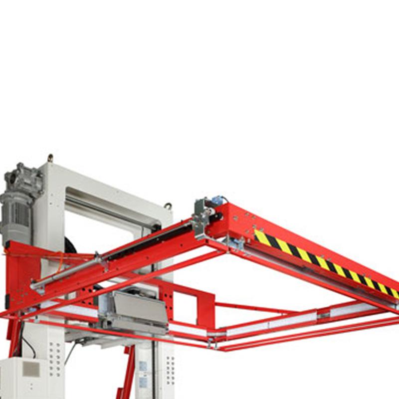 全自动水平打包机横向纸箱栈板捆扎机FY-735SP水平式托盘打包机