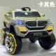 高档亲子双大人儿童电动车四轮可汽坐人遥控越野宝玩宝小孩具车可