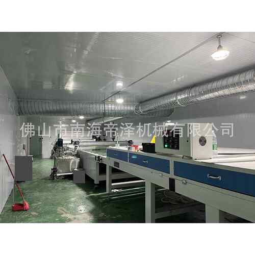 大理DZ600石固圆UV自动桌涂装线自动v输送科技石餐桌u淋涂化干燥