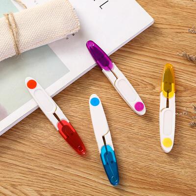 Mini household scissors, U-shaped small scissors for office