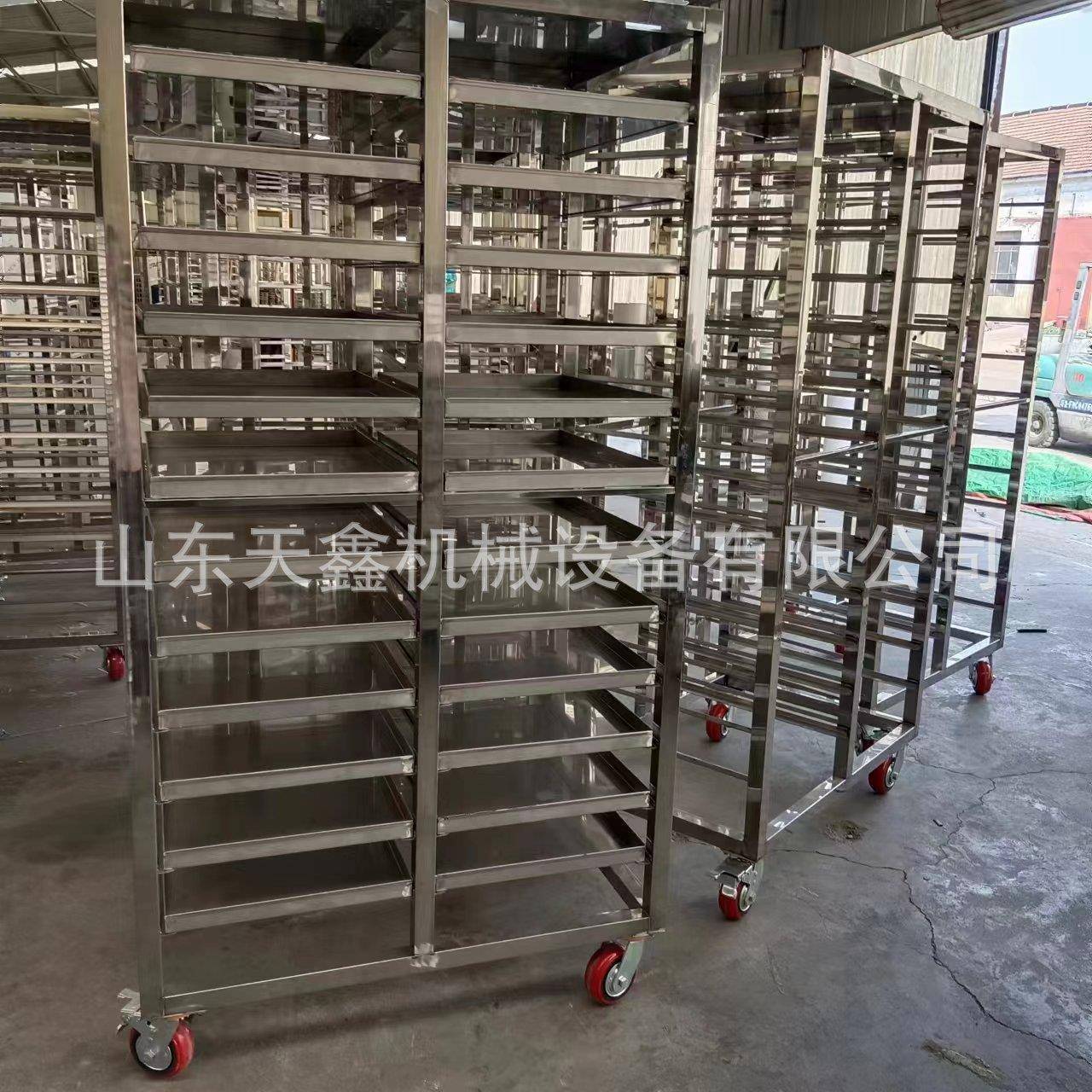 不锈钢架子车冷冻榴莲架子车锁鲜解冻用架子车蒸馒头包子用架子车