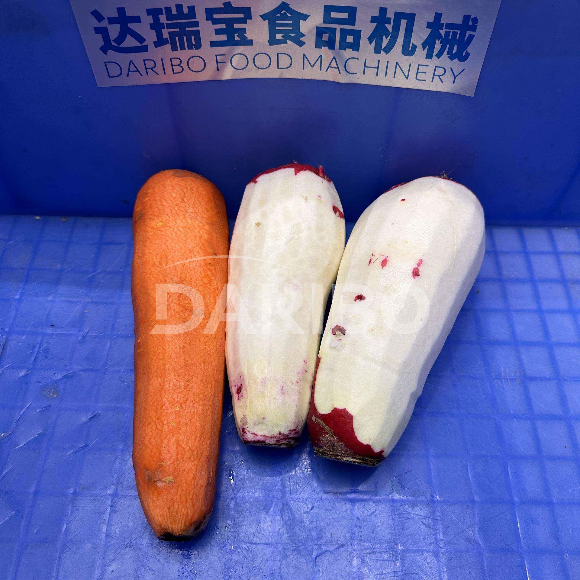 L大型削白萝卜机器设备 气动削皮设备 商用红萝卜绿萝卜去皮机器