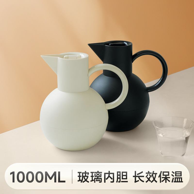 保温壶2024新款家用热水壶办公室开水保暖茶水壶宿舍学生玻璃内胆