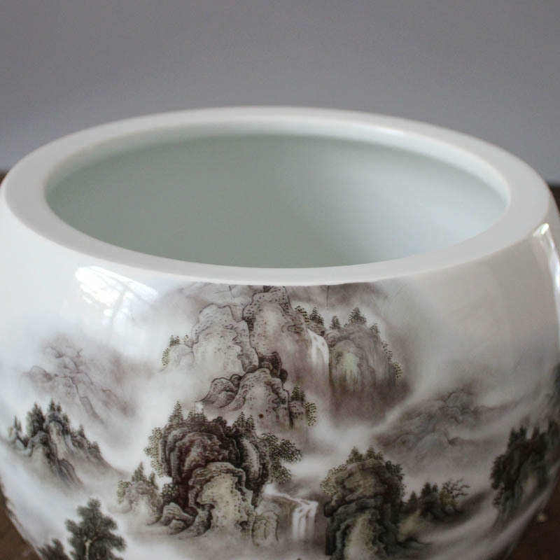 批发供应景德镇中式陶瓷鱼缸聚宝盆大号金鱼锦鲤乌龟缸花盆养鱼盆,宠物/宠物食品及用品,桌面缸,淘宝优惠券,粉丝福利购,淘宝优惠卷